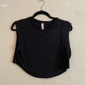 Alo Echo Tee in Black Size Extra Small